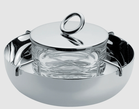 $670.00 Small Silver-Plated Caviar Serving Set