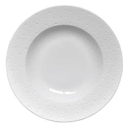 $124.00 Ecume White - Extra Large Rim Soup Plate