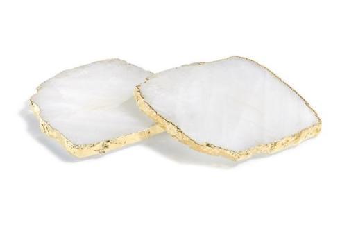 $195.00 Kivita Coasters - Crystal & Gold