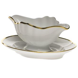 Herend Collections Gwendolyn Gravy Boat W/Fixed Stand $385.00