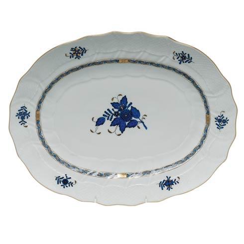 Herend Collections Chinese Bouquet Black Sapphire Platter $550.00