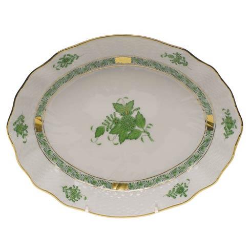 Herend Collections Chinese Bouquet Green Oval Dish $165.00
