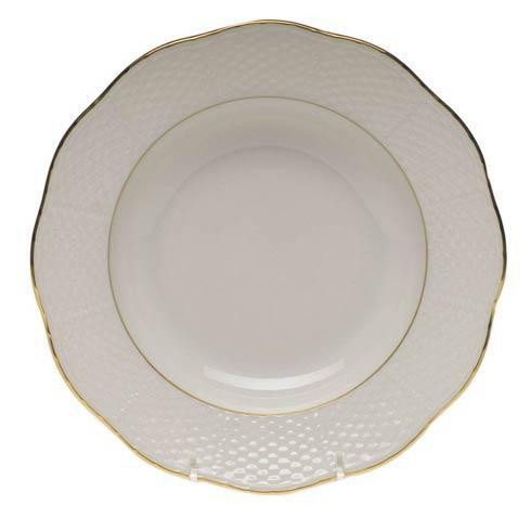 Herend Collections Golden Edge Rim Soup Plate $70.00