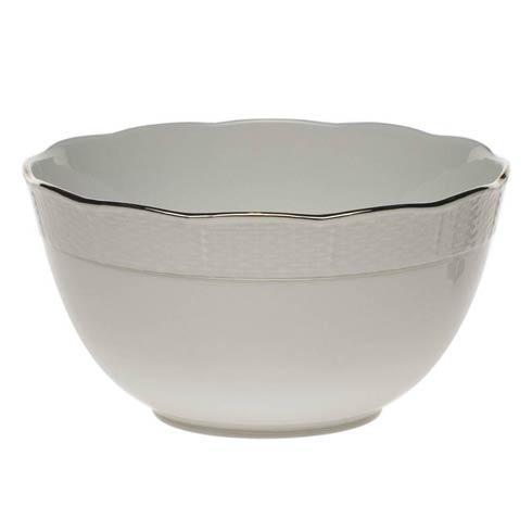 Herend Collections Platinum Edge Round Bowl $100.00