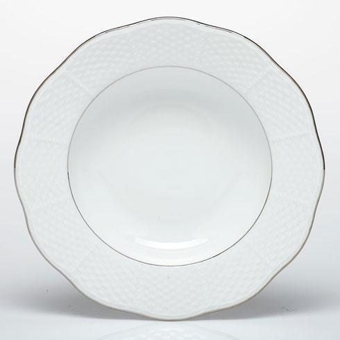 Herend Collections Platinum Edge Rim Soup Plate $70.00