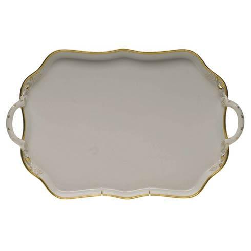 Herend Collections Gwendolyn Rectangular Tray W/Handles $455.00