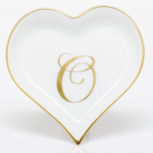 Heart Tray with Monogram - Multicolor image