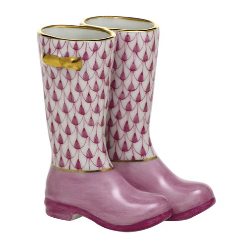 Pair of Rain Boots-Raspberry image