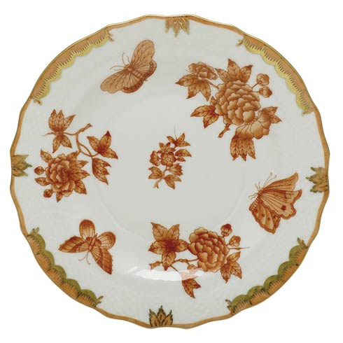 Herend Collections Fortuna Rust Salad Plate $160.00
