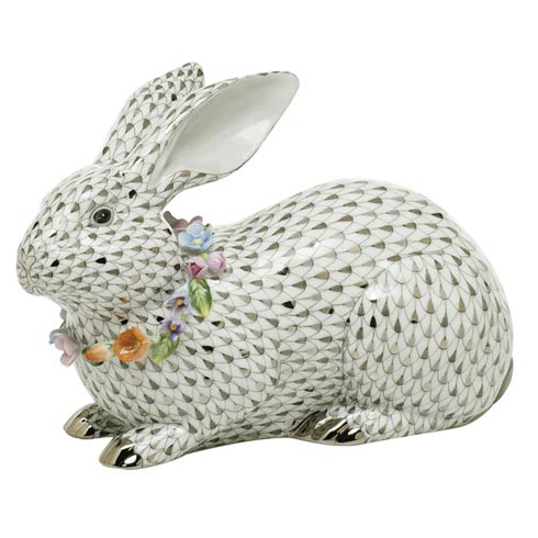 $2,350.00 Gray Bunny with Garland