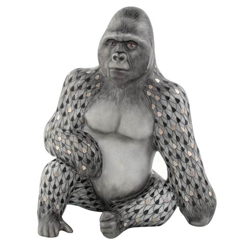 Herend Reserve Collection Silverback Gorilla Price 1 595 00 In Huntsville Al From Lawren S