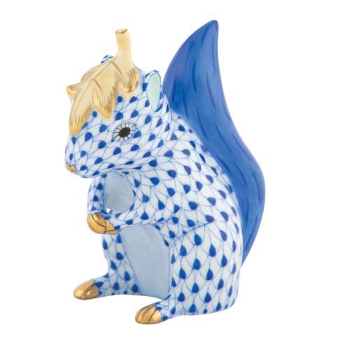 Herend Figurines Rodents Squirrel with Leaf $315.00