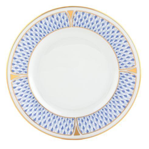 Herend Collections Art Deco Blue Bread and Butter Plate $150.00