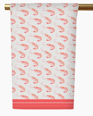Honey + Hank   Alabama Shrimp Tea Towel $20.00