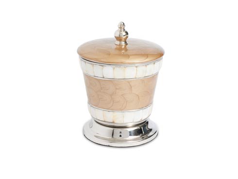 $70.00 Classic 5.5" Covered Canister Toffee