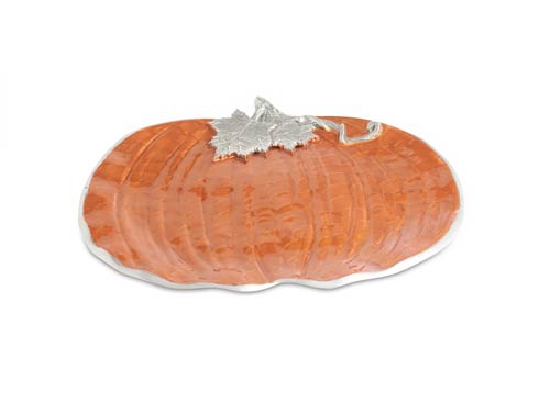 $225.00 Pumpkin 17" Platter Spice