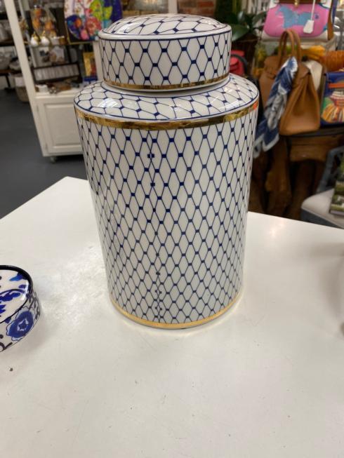 $95.00 Blue and White Ginger Jar