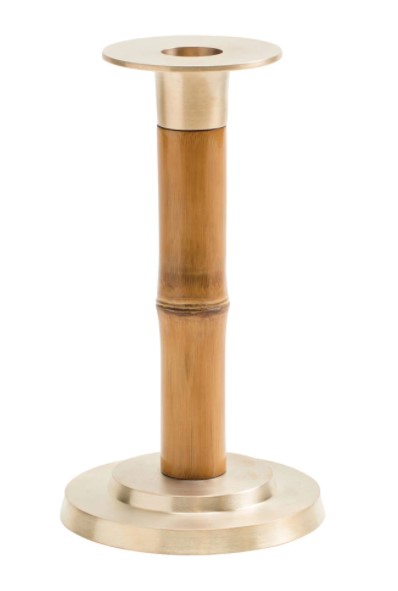 Bamboo Candlestick Medium - $44.00