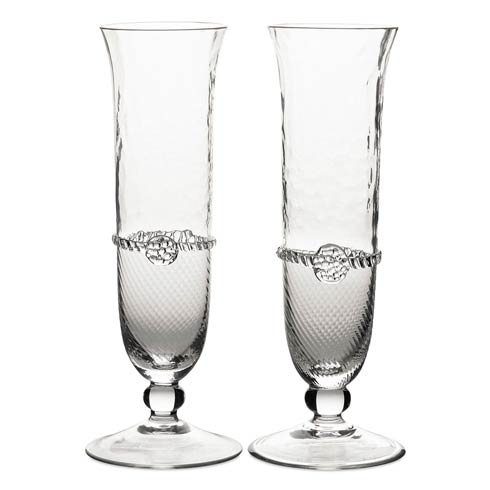 $195.00 Toasting Flutes, Set of Two