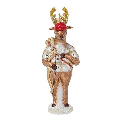 $98.00 Country Estate Reindeer Games Cupid the Reindeer Glass Ornament