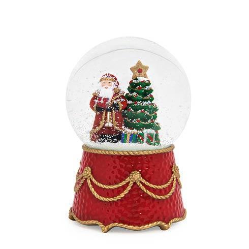 $135.00 Berry & Thread Santa Musical Snow Globe
