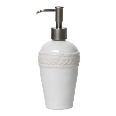 $59.00 Le Panier Whitewash Soap/Lotion/Hand Sanitizer Dispenser
