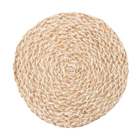 $38.00 Woven Straw White Placemat