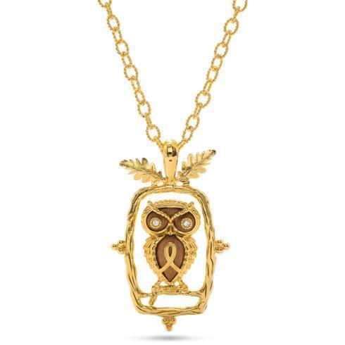 $255.00 Owl Pendant with 24" Capucine Chain