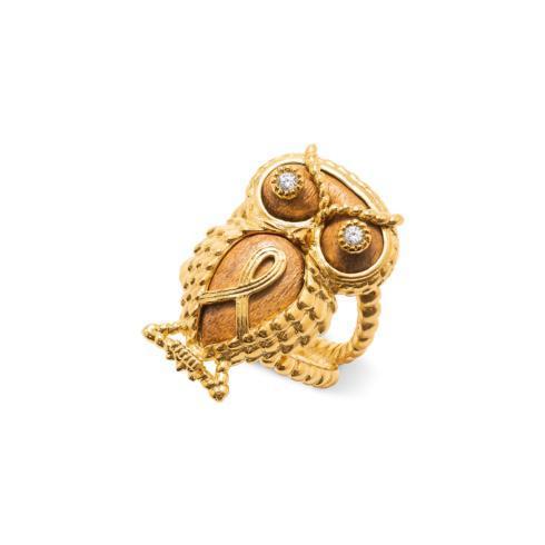 $155.00 Owl Ring, Size 7
