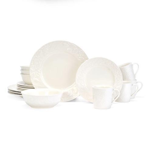 $215.00 English Countryside 16PC Dinnerware Set, Service for 4 (Brown Box Remailer)