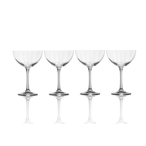 $49.99 11.5oz. Saucer Champagne Glass, Set of 4 (Brown Box Remailer)