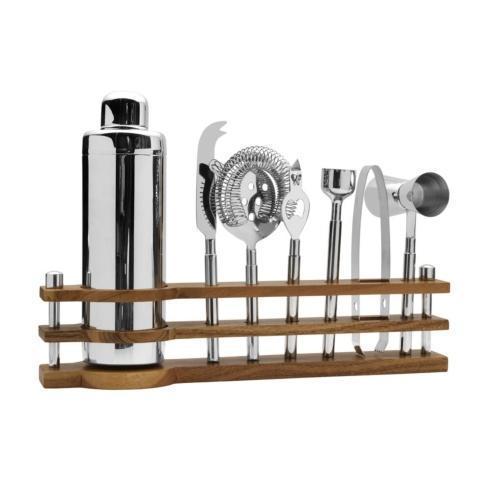 $135.00 Bliss 8 Piece Bar Tool Set with wood stand