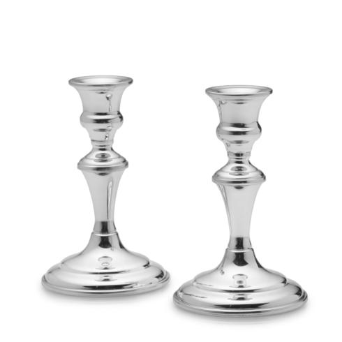 Empire Silver  Pewter Home and Tabletop Medium Candlesticks, 6" pair  $230.00