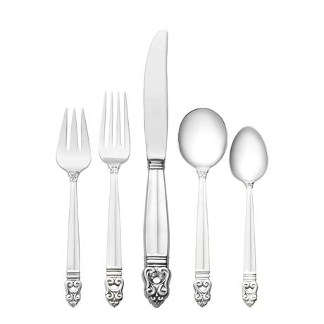 $6,960.00 46 Piece Set, Place Size with Cream Soup Spoon. Service for 8