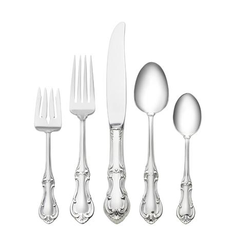 $700.00 5 Piece Dinner Setting with Dessert Spoon