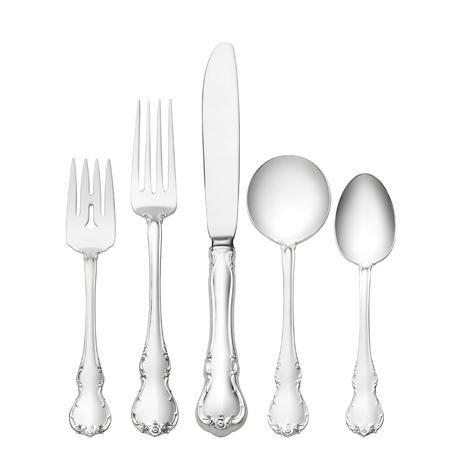 46 Piece Set, Dinner Size with Cream Soup Spoon. Service for 8 - $7,775.00