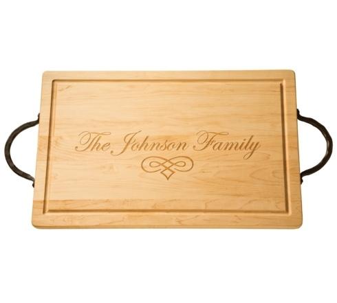 $240.00 24" Rectangle Cutting Board with Handles