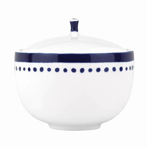 $65.00 Navy Sugar Bowl with Lid