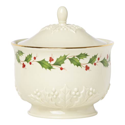 Lenox  Hosting the Holidays Carved Treat Jar $24.95