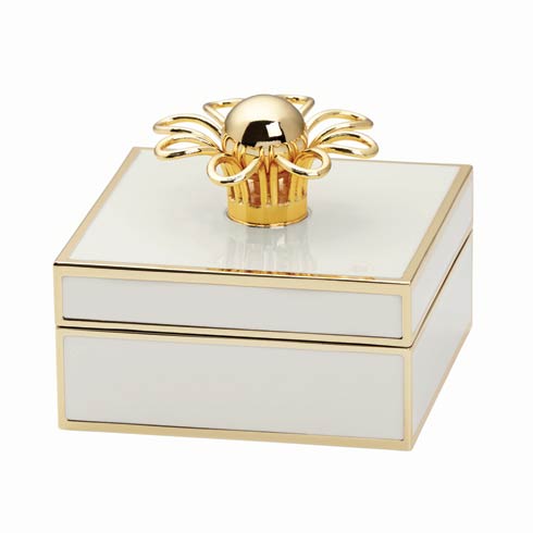 $50.00 Cream Jewelry Box