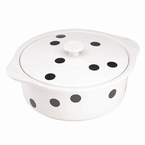Kate Spade  Deco Dot Covered Casserole Dish, Hot Stuff $60.00