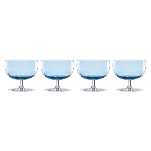 Lenox Valencia Blue 4-piece Cocktail Glass Set $59.95