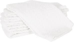 $14.95 Set of 6 White Bar-mop Towels 