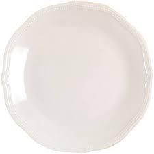 $22.95 French Perle Bead White - Dinner Plate