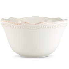 $16.95 French Perle Bead White - Cereal Bowl