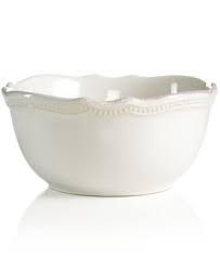 Lawren*s Exclusives   French Perle Bead White Lenox Cereal  $16.95