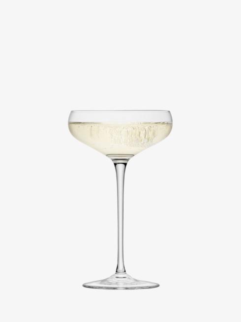 $150.00 Champagne Saucer 10 oz Clear (Set of 4)
