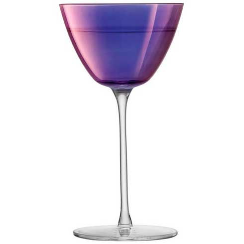 $95.00 Martini Glass 7oz Polar Violet (Set of 4)