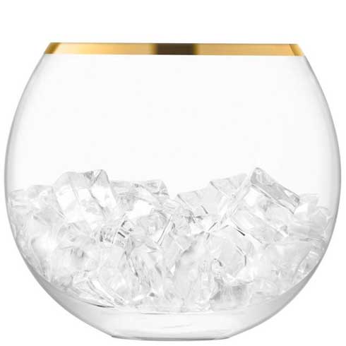 $75.00 Ice Bucket H6in Gold