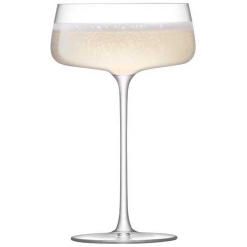 $70.00 Champagne Saucer 10oz Clear (Set of 4)